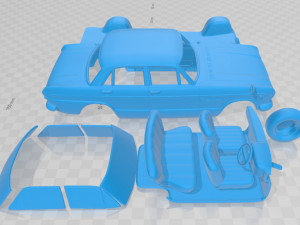 nissan skyline s54 2000 gt 1964 printable car 3D-printmodel