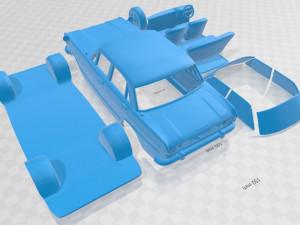 nissan skyline s54 2000 gt 1964 printable car 3D-printmodel