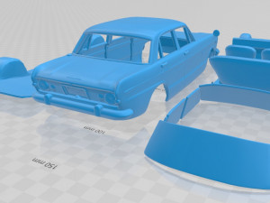 nissan skyline s54 2000 gt 1964 printable car 3D-printmodel