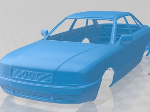 audi 80 b4 1991 printable body car 3D प्रिंट मॉडल