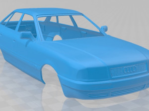 audi 80 b4 1991 printable body car 3Dプリントモデル