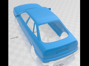 audi 80 b4 1991 printable body car 3Dプリントモデル