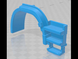 mercedes benz axor 2005 printable cabin truck 3D Print Model