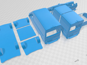volkswagen crafter l1h2 2017 printable van 3Dプリントモデル