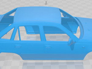 daewoo nexia 2012 printable body car 3D Print Model