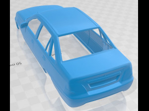 daewoo nexia 2012 printable body car 3D Print Model