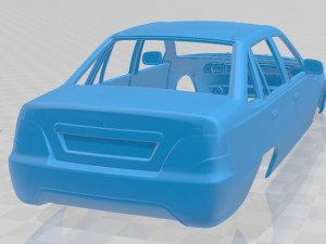 daewoo nexia 2012 printable body car 3D Print Model