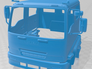 isuzu ftr 800 1997 printable cabin truck 3D Print Model