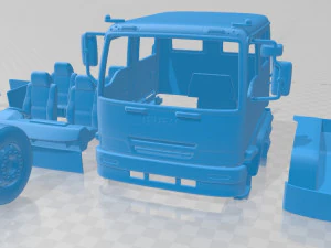 caminh&atilde;o com cabine isuzu ftr 800 1997 para impress&atilde;o Modelo de Impressão 3D