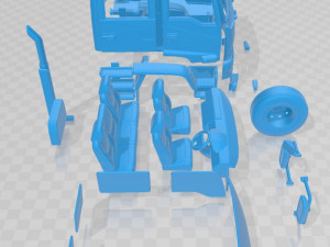isuzu ftr 800 1997 printable cabin truck 3Dプリントモデル