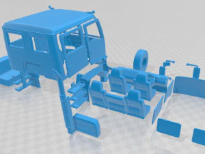 isuzu ftr 800 1997 printable cabin truck 3D Print Model