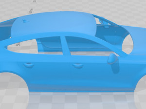 audi a7 sportback 2011 printable body car Modèles 3D en vedette