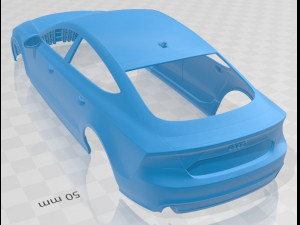 audi a7 sportback 2011 printable body car Modèles 3D en vedette