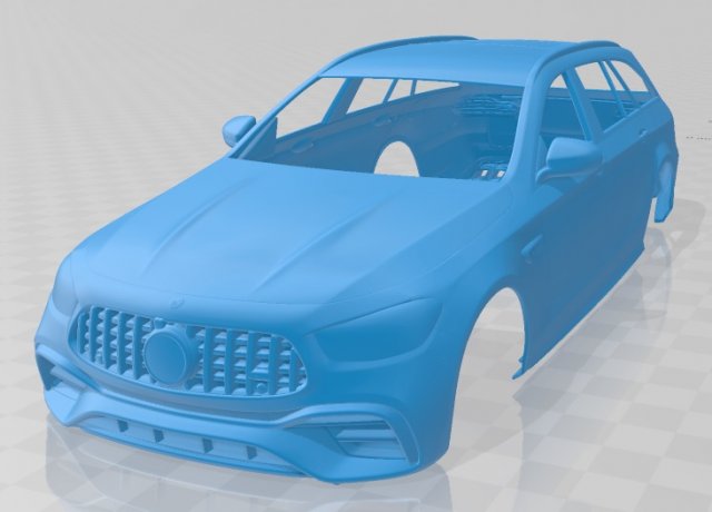 mercedes e63 estate amg 2021 printable body car Modello di stampa 3D .c4d .max .obj .3ds .fbx .stl .blend 