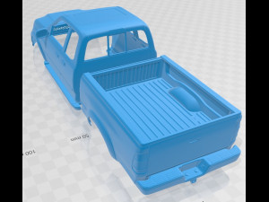 toyota tundra access cab sr5 1999 printable body car 3D-printmodel