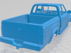 toyota tundra access cab sr5 1999 printable body car 3D-printmodel