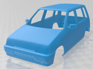 daewoo tico 1993 printable body car 3D Print Model