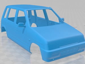 daewoo tico 1993 printable body car 3D Print Model
