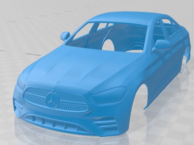 mercedes benz e class amg line 2021 printable body car 3D Принт Модель .c4d .max .obj .3ds .fbx .stl .blend 