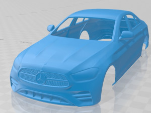 mercedes benz e class amg line 2021 printable body car 3D Print Model