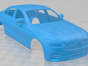 mercedes benz e class amg line 2021 printable body car 3D Принт Модель