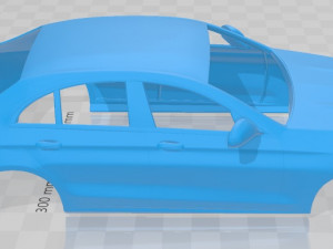 mercedes benz e class amg line 2021 printable body car 3D Принт Модель