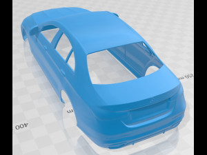 mercedes benz e class amg line 2021 printable body car 3D Принт Модель