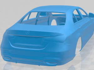 mercedes benz e class amg line 2021 printable body car 3D Принт Модель