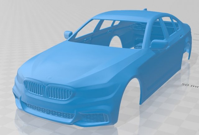 m5 g30 sedan performance 2017 printable body car 3D प्रिंट मॉडल .c4d .max .obj .3ds .fbx .stl .blend 