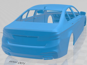 m5 g30 sedan performance 2017 printable body car 3D प्रिंट मॉडल