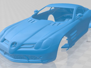 mercedes benz slr mclaren 2005 printable body car 3D 프린트 모델