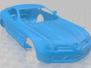 mercedes benz slr mclaren 2005 printable body car 3D Print Model