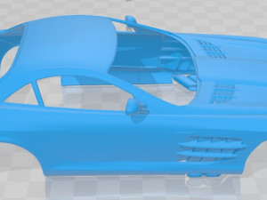mercedes benz slr mclaren 2005 printable body car Modello di stampa 3D