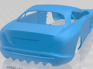 mercedes benz slr mclaren 2005 printable body car Modello di stampa 3D
