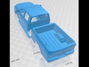 nissan titan xd pro 4x 2016 printable body car 3D Print Model