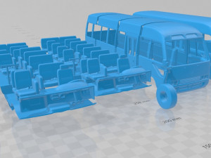 toyota coaster bus 2014 printable 3D प्रिंट मॉडल