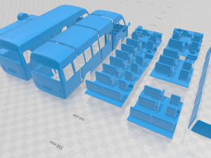 toyota coaster bus 2014 printable 3D प्रिंट मॉडल
