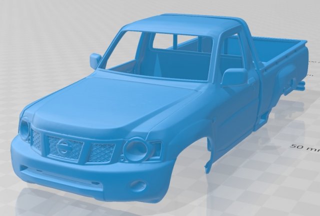 nissan patrol pickup 2016 printable body car 3Dプリントモデル .c4d .max .obj .3ds .fbx .stl .blend 