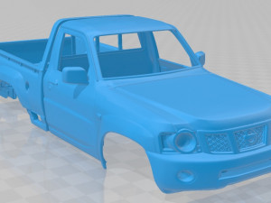 nissan patrol pickup 2016 printable body car 3Dプリントモデル