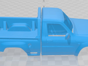 nissan patrol pickup 2016 printable body car 3Dプリントモデル