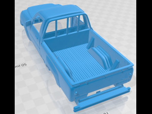 nissan patrol pickup 2016 printable body car 3Dプリントモデル