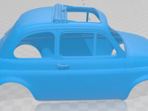 fiat 595 abarth esseesse 1968 printable body car 3D Print Model