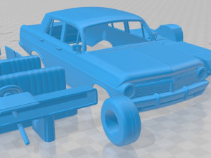 holden special eh 1963 printable car Modèles 3D en vedette