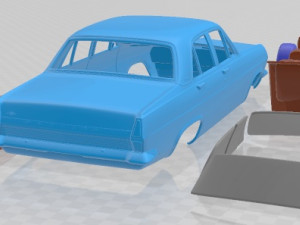 Holden HR Premier 1966 Printable Car 3D-Druckmodell