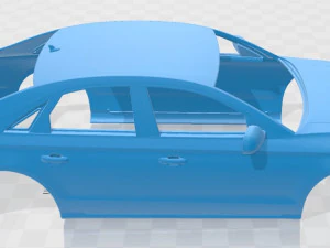 audi s8 2014 printable body car 3D Print Model