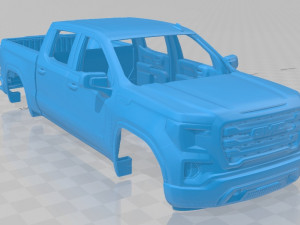 gmc sierra crew elevation 1500 2020 printable body car Model do druku 3D