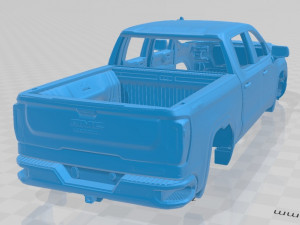 gmc sierra crew elevation 1500 2020 printable body car Model do druku 3D