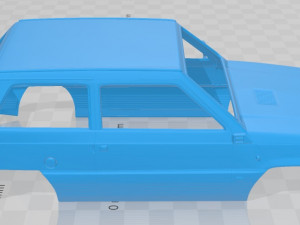 fiat panda 30 1980 printable body car 3D Принт Модель