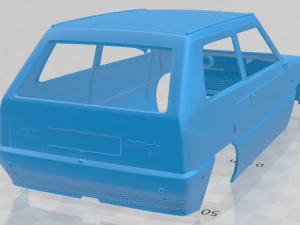 fiat panda 30 1980 printable body car 3D Print Model