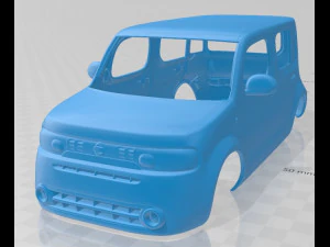 nissan cube 2010 printable body car 3D Print Model
